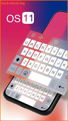 Phone X Theme for Emoji Keyboard screenshot