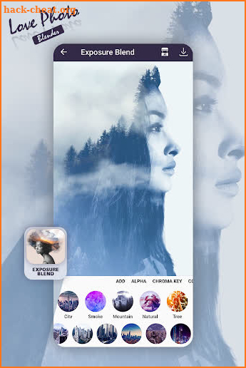 Photo Blender - Auto Photo Mixer & Photo Editor screenshot