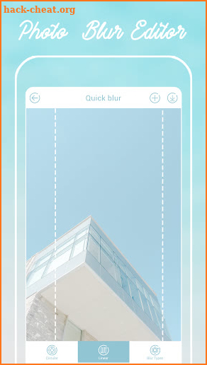 Photo Blur Editor screenshot