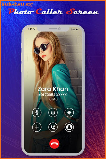 Photo Caller Screen : Full Screen Photo Caller ID screenshot