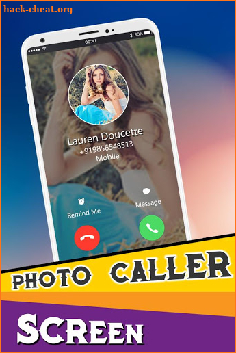 Photo caller Screen – HD Photo Caller ID screenshot