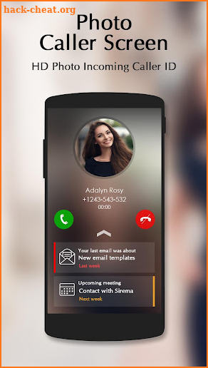 Photo caller Screen – HD Photo Caller Id screenshot