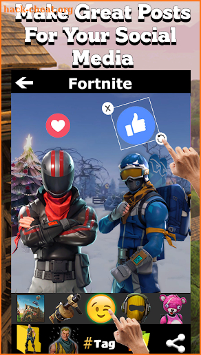 Photo Editor & Sticker: Fortnite screenshot