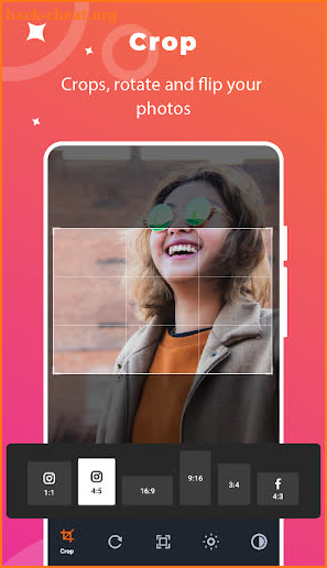 Photo editor: Background blur screenshot