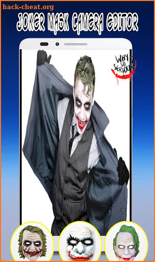 Photo Editor For Joker Mask screenshot