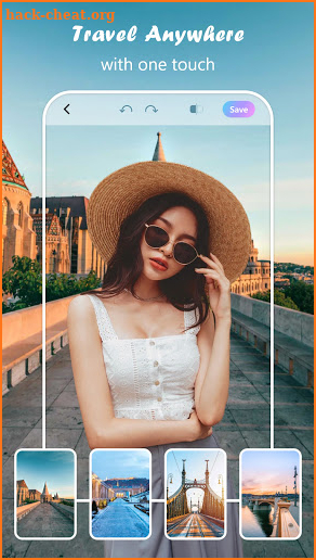 Photo editor: Travel anywhere screenshot