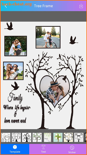 Photo Frame - Tree Frame screenshot