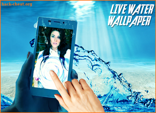 Photo in Water :Live Wallpaper screenshot