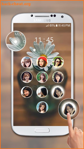 photo keypad lockscreen screenshot