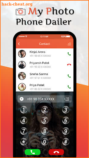 Photo Phone Dialer - Photo Caller Screen Dialer screenshot