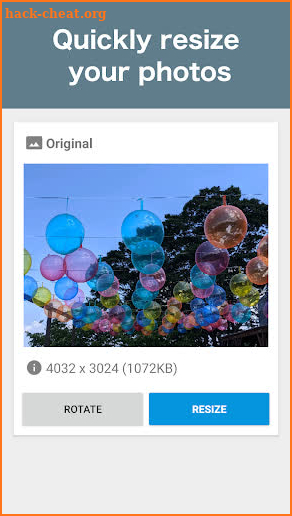 Photo Resizer - resize image screenshot