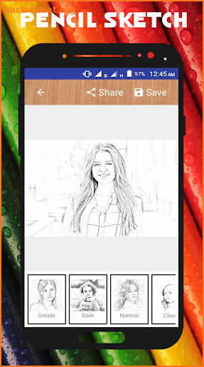 photo to sketch : Pencil Sketch Photo Effects screenshot