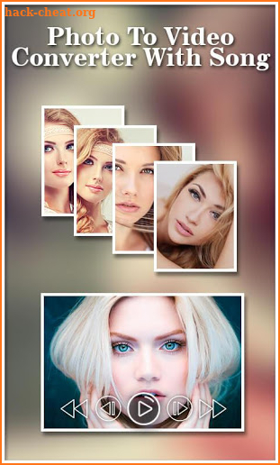 photo to video converter with song screenshot