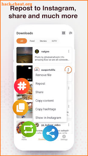 Photo, Video, IGTV and Story Downloader for IG screenshot