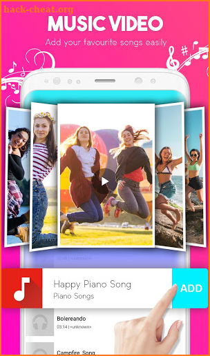 Photo video maker - Create Video With Music 2020 screenshot