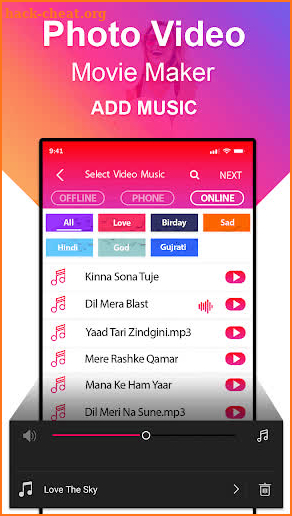 Photo Video Maker with Song screenshot