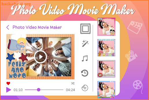 Photo Video Movie Slideshow Maker with Music screenshot