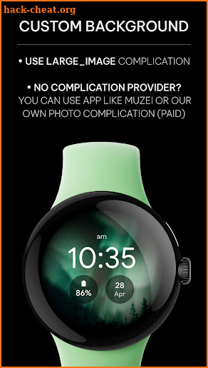 Photo Watch face for Wear OS screenshot