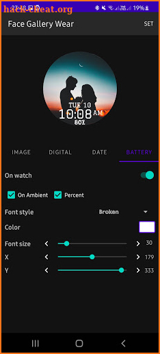 Photo Watch Face Pro (Android  screenshot