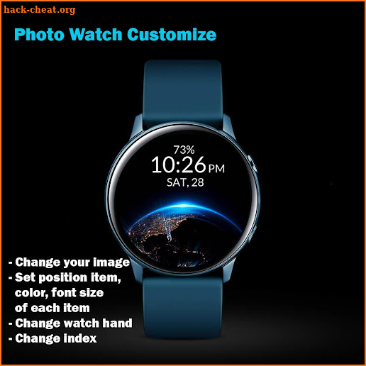 Photo Watch Maker Tizen WearOS screenshot