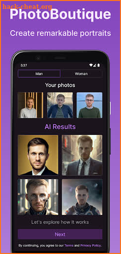 PhotoBoutique: AI Avatar maker screenshot