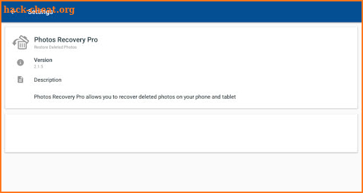 Photos Recovery Pro screenshot