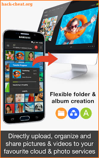 PhotoSync Cloud Add-On screenshot