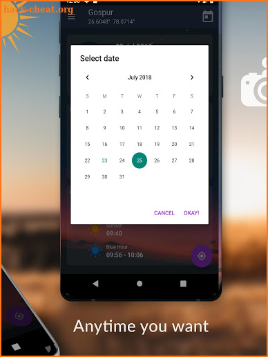PhotoTime: Golden Hour Calculator screenshot