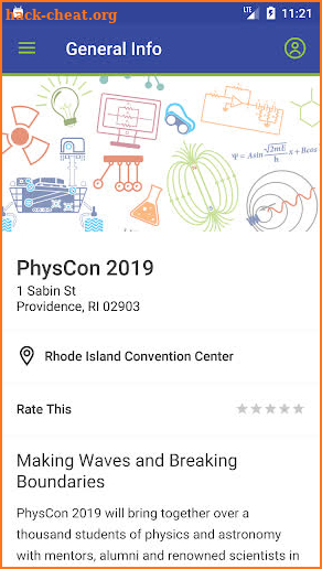 PhysCon 2019 screenshot