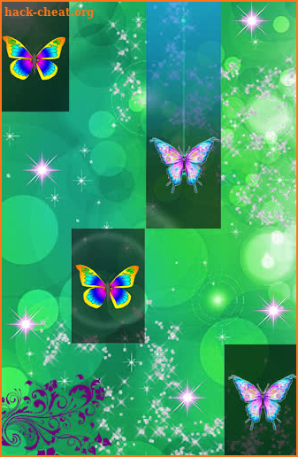 Piano Butterfly Tiles Game screenshot