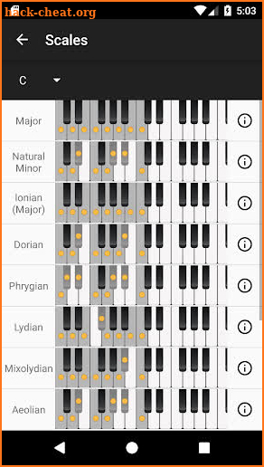 Piano Chords and Scales Pro screenshot