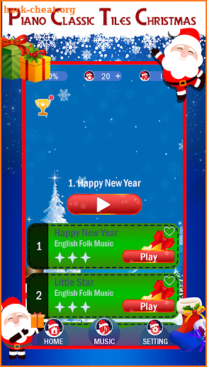 Piano Christmas Tiles 2019 screenshot