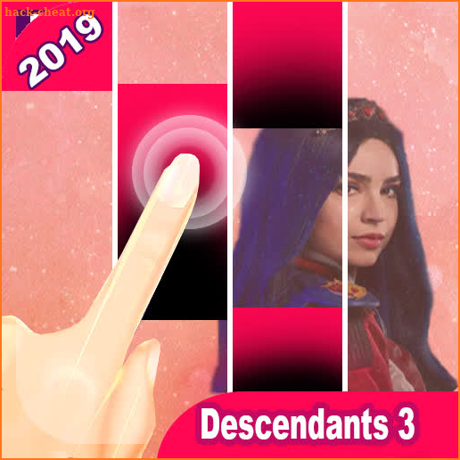 Piano Descendants 3 Tiles Game screenshot