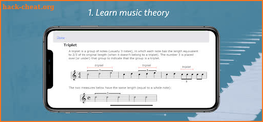 Piano eTutor: learn piano screenshot