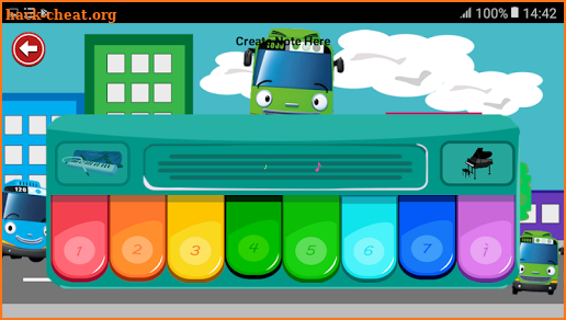 Piano For Kids Bus Tayo screenshot