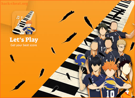 Piano Haikyuu Hinata Volley screenshot