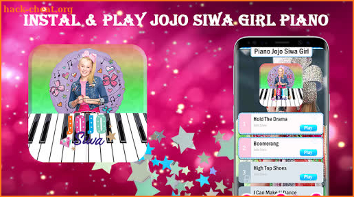 Piano JOJO Girl Piano Tiles screenshot