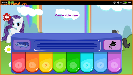 Piano Little Pony - Twilight Sparkle Rainbow Dash screenshot