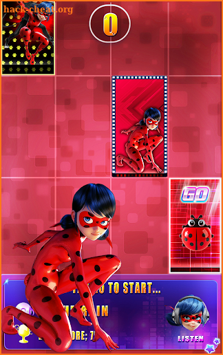 Piano Miraculous Ladybug screenshot