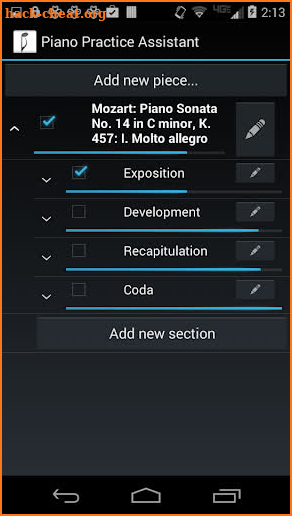 Piano Practice Assistant screenshot