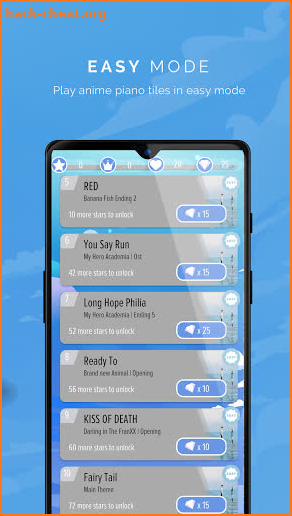 Piano Tiles Anime Music screenshot