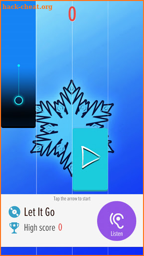 Piano Tiles: Let It Go (UNOFFICIAL) 🎹 screenshot