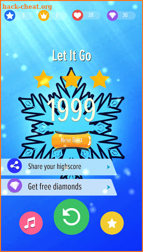 Piano Tiles: Let It Go (UNOFFICIAL) 🎹 screenshot