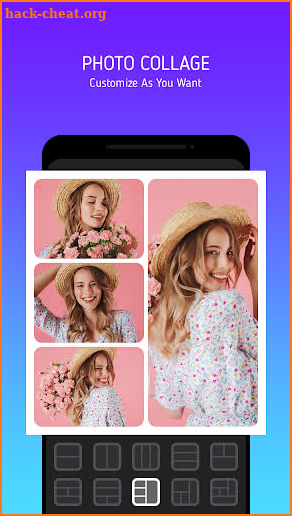 Pic Grid - Collage, Square Blur Photo, PIP Editor screenshot