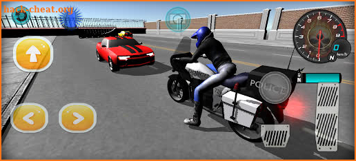 Pick Race (motorbicycle game in action) screenshot