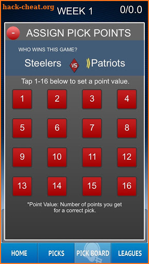 PICK'EM Pro Football screenshot