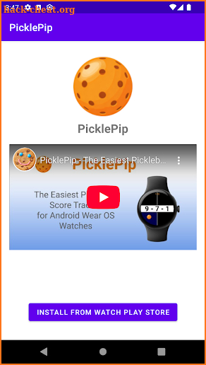 PicklePip - WearOS Pickleball screenshot