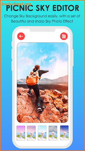 PicNic Sky Photo Filter Editor screenshot