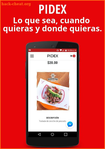 Pidex: tu ciudad a domicilio screenshot