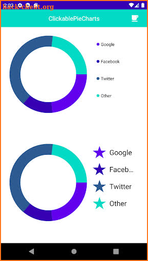 Pie Chart Demo screenshot